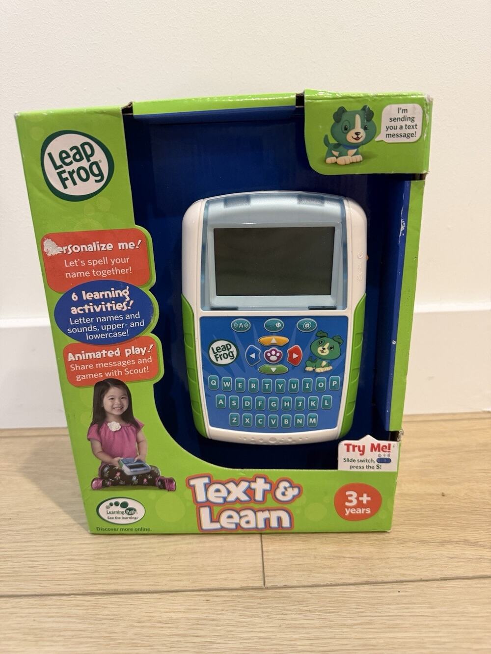 NIP LeapFrog Text & Learn Handheld Electronic Educational Game Sealed